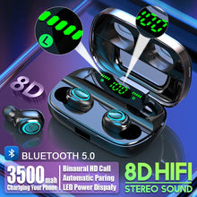 Load image into Gallery viewer, 3500mAh LED Bluetooth Wireless