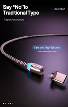 Load image into Gallery viewer, Magnetic Micro USB Type C Cable