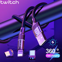 Load image into Gallery viewer, Micro USB Cable Magnet Charger Wire Cord