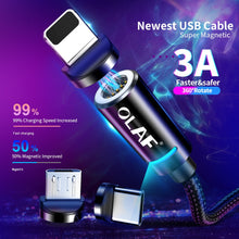 Load image into Gallery viewer, Micro USB Wire Type -C Magnet Charger Phone Cable
