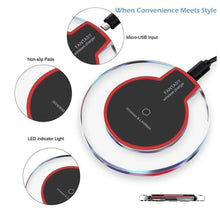 Load image into Gallery viewer, Ultra-Thin Wireless Qi- Standard 5V Charginf Pad
