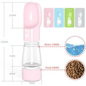 Portable Pet Food & Water Dispenser