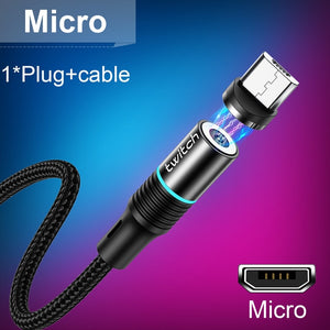 Micro USB Cable Magnet Charger Wire Cord