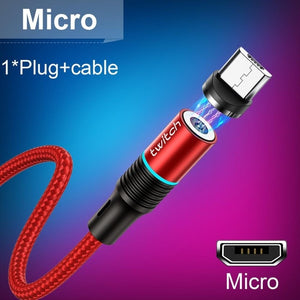 Micro USB Cable Magnet Charger Wire Cord