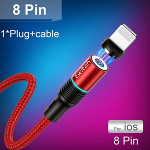 Micro USB Cable Magnet Charger Wire Cord